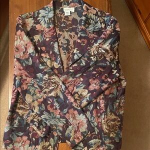 Coldwater Creek Floral Women's Blazer